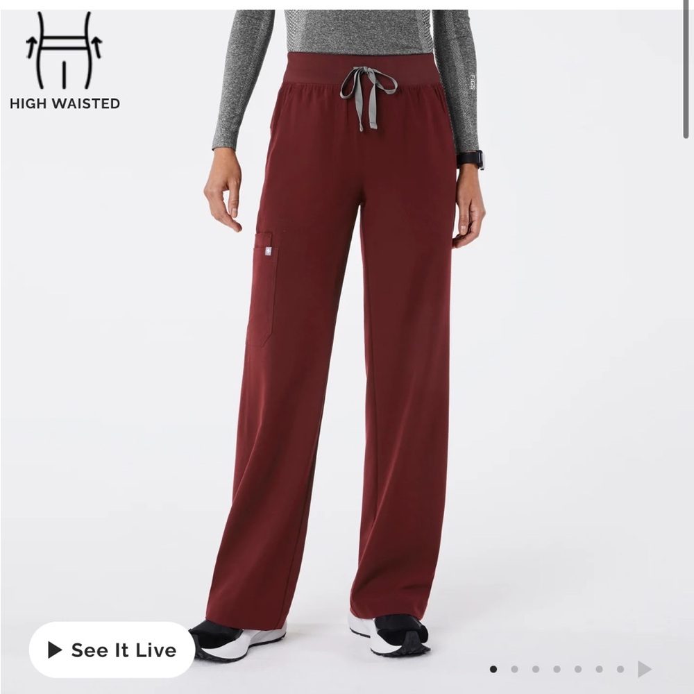 COPY - Figs High Waisted Isabel Wide Leg Scrub Pants
